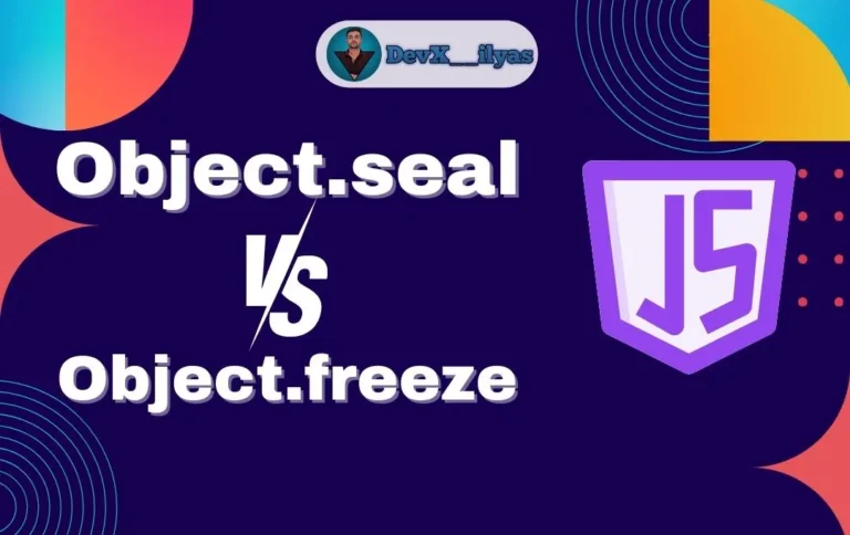 Object.freeze vs. Object.seal